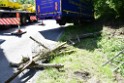 LKW in Boeschung A 3 Rich Frankfurt Hoehe Roesrath Lohmar P186